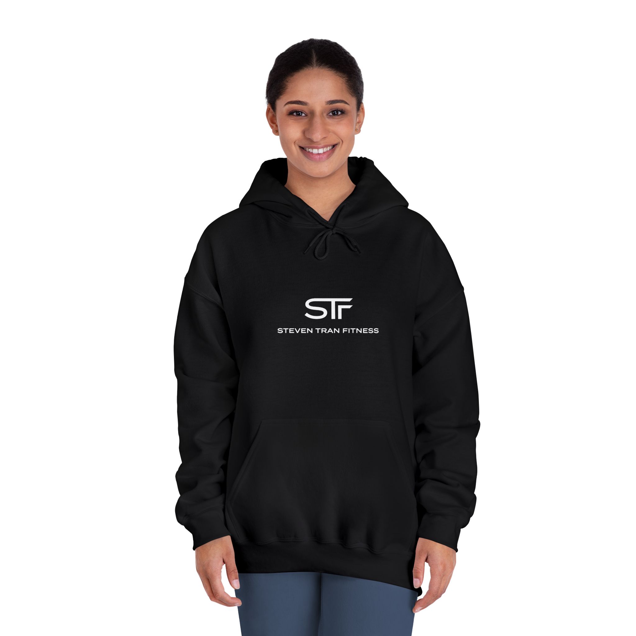 STF Unisex DryBlend® Hoodie (White Logo) - Image 4