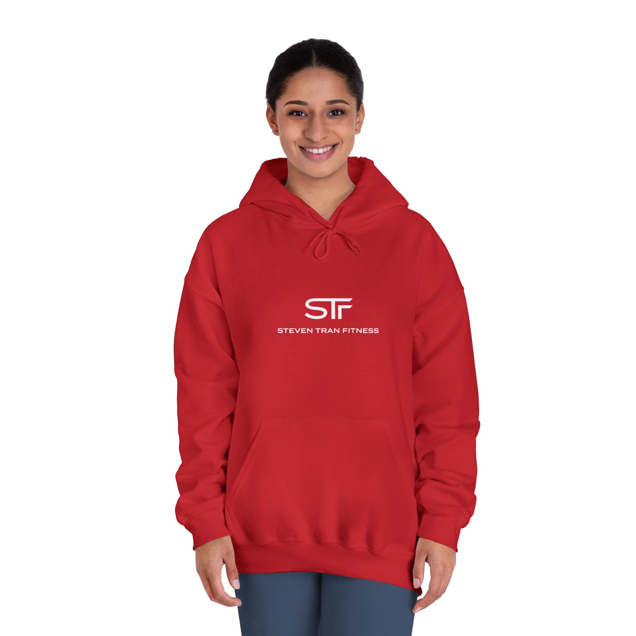 STF Unisex DryBlend® Hoodie (White Logo) - Image 12