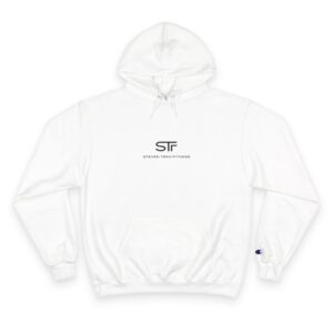 STF Unisex Champion Brand Hoodie (Black Logo)