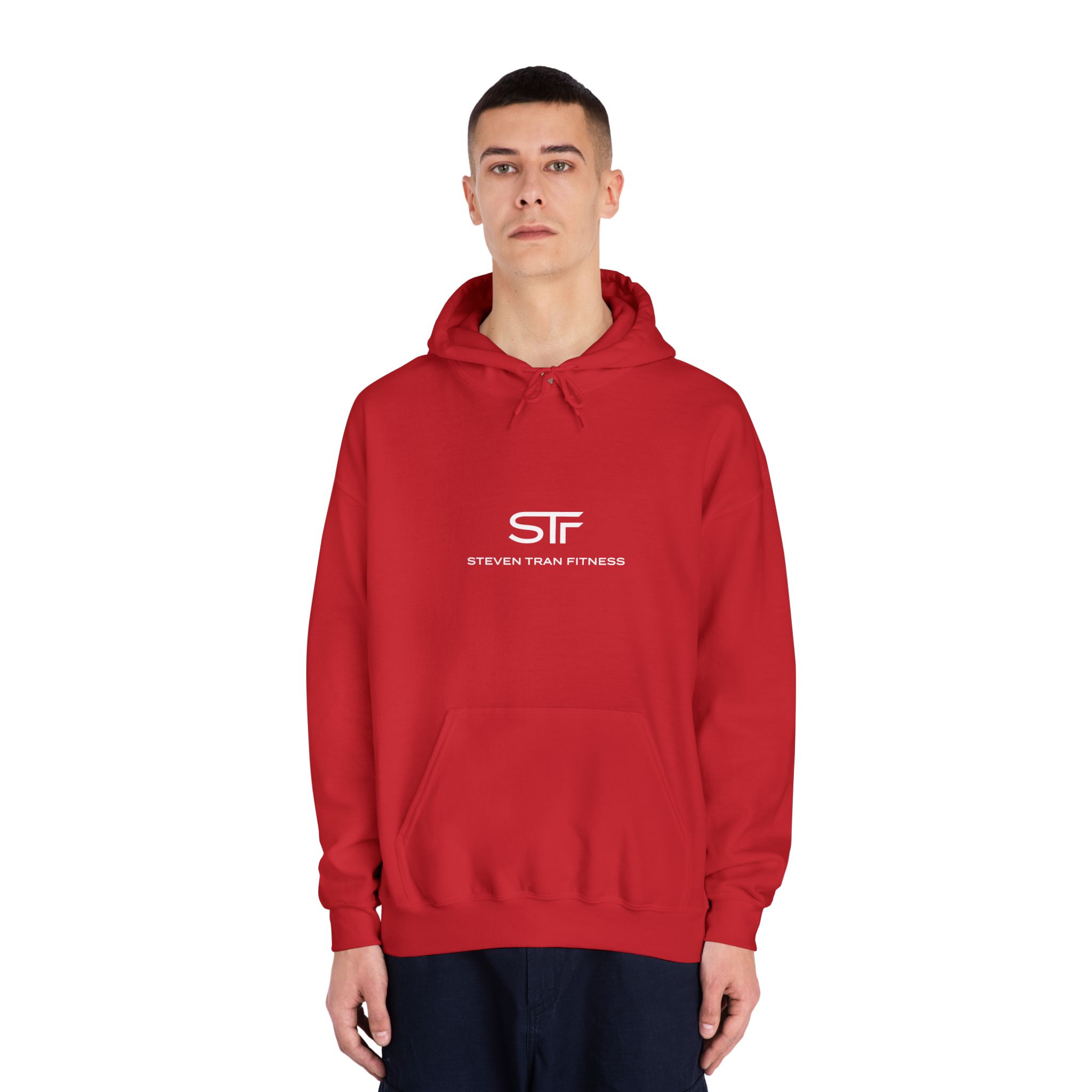 STF Unisex DryBlend® Hoodie (White Logo) - Image 11